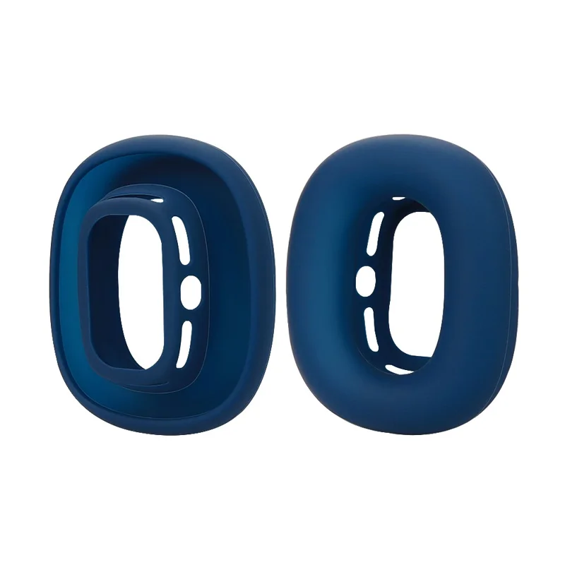 Fone de Ouvido Para Nada (1) Jogo de Capa Protetora de Silicone para Fone de Ouvido 2Pcs Almofada de Orelha + Manga de Faixa de Cabeça - Azul Marinho