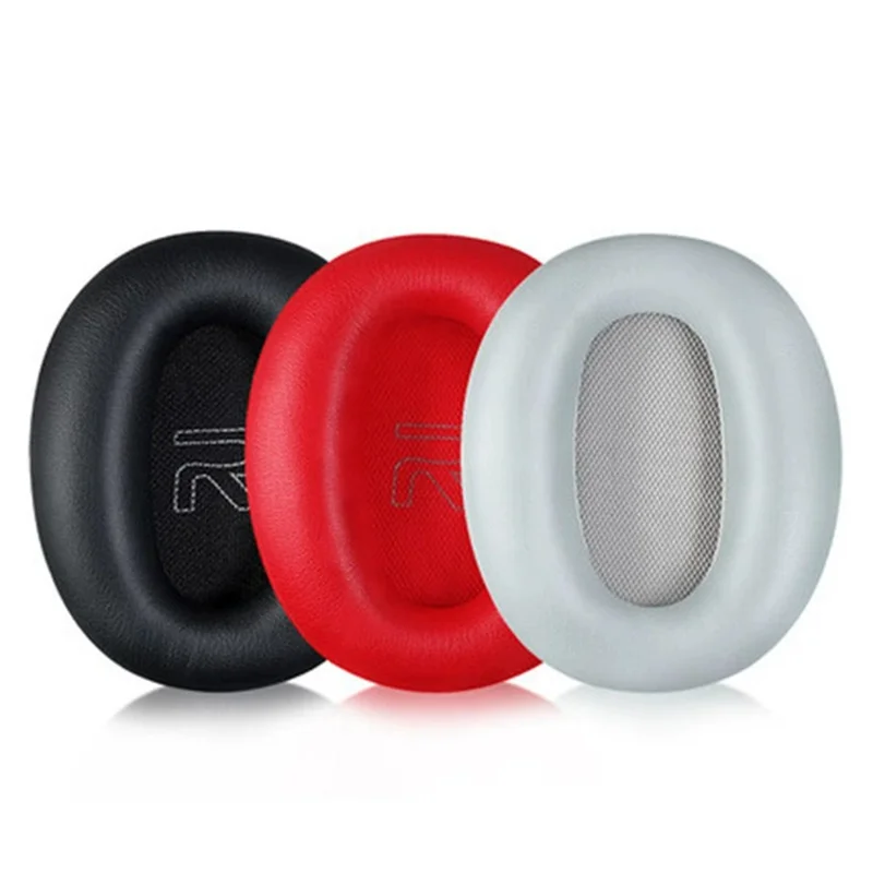 For Edifier W820BT Headphones Protein Leather Earpads and Headband Cover Noise Isolating - Red