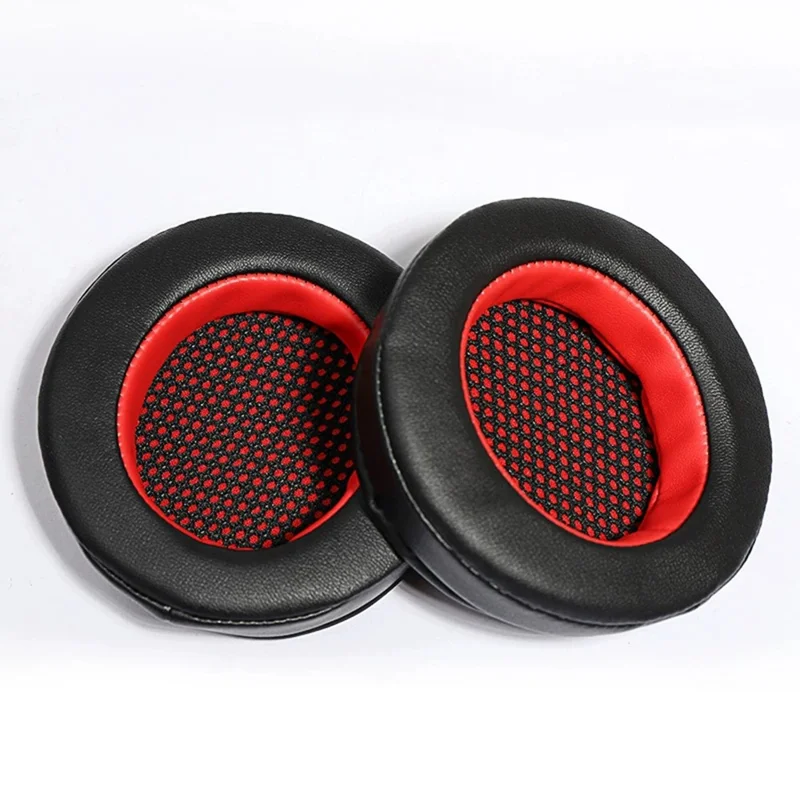 For Edifier HECATE G4 Headphones Protein Leather Ear Pads and Headband Cushion Noise Isolation - Black  /  Red