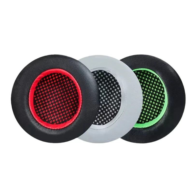 For Edifier HECATE G4 Headphones Protein Leather Ear Pads and Headband Cushion Noise Isolation - Black  /  Red