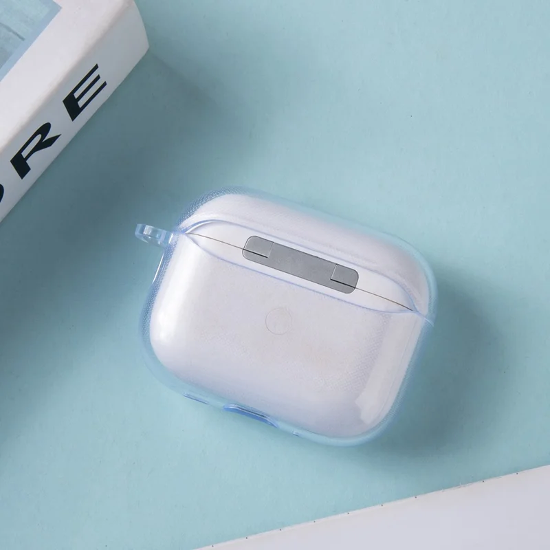 For AirPods Pro 3 Transparent TPU Ørepudekapsel Beskyttelsesdæksel
