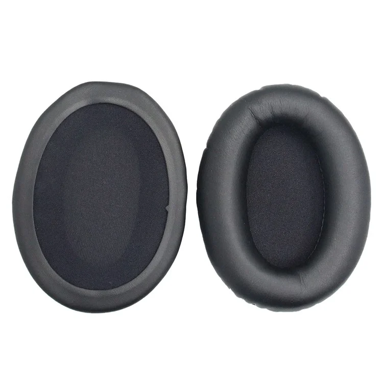 1 Pair JZF-173 Replacement Ear Cushion Pads for Kingston HSCD KHX-HSCP HyperX Cloud II - Black/Protein Leather