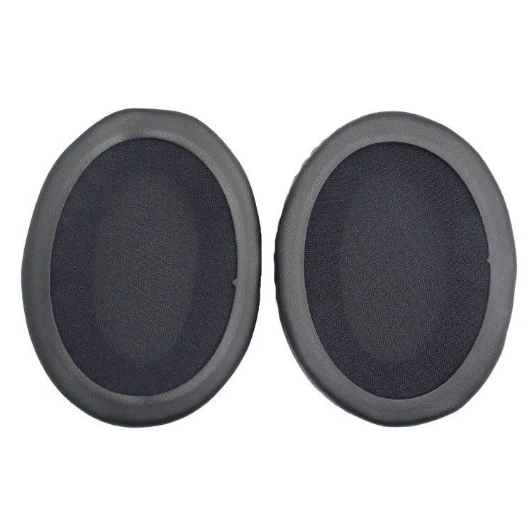 1 Pair JZF-173 Replacement Ear Cushion Pads for Kingston HSCD KHX-HSCP HyperX Cloud II - Black/Protein Leather