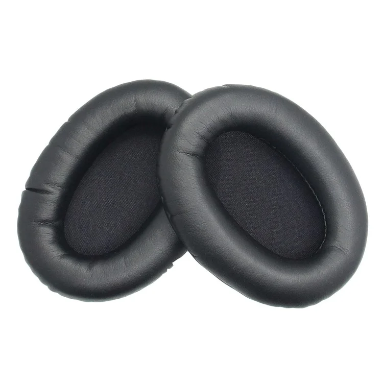 1 Pair JZF-173 Replacement Ear Cushion Pads for Kingston HSCD KHX-HSCP HyperX Cloud II - Black/Protein Leather