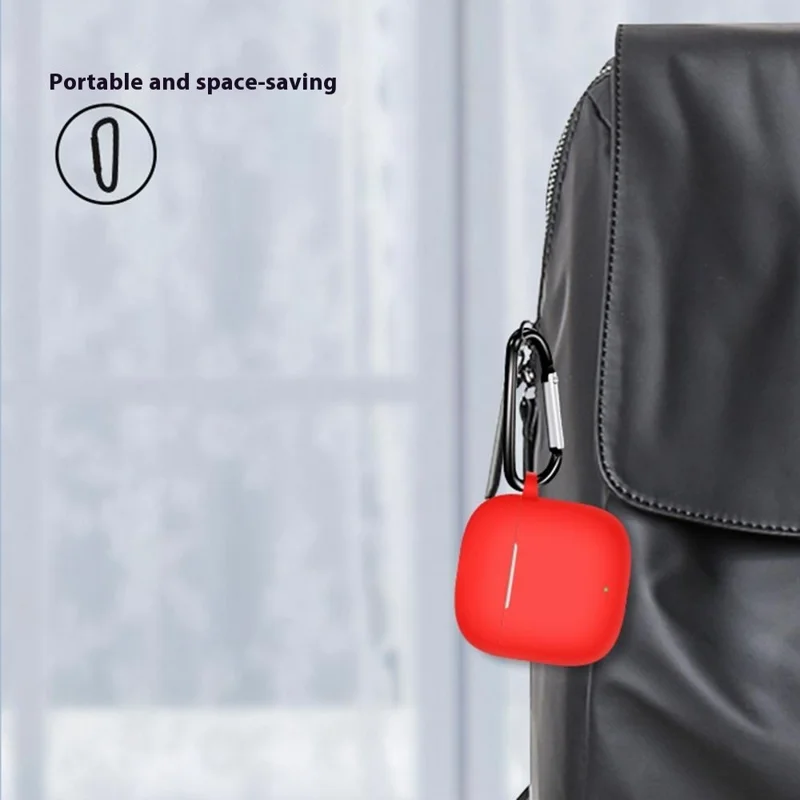 For Huawei FreeBuds SE 3 Protective Case Bluetooth-Compatible Earphone Silicone Cover with Hook - Black