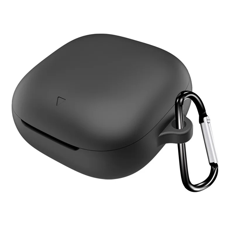 For Anker Soundcore Liberty 5 Protective Case Bluetooth-Compatible Earphone Silicone Cover with Hook - Black