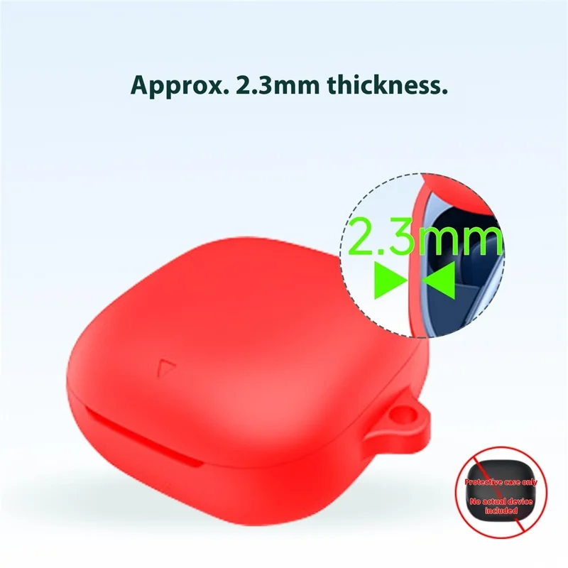 For Anker Soundcore Liberty 5 Protective Case Bluetooth-Compatible Earphone Silicone Cover with Hook - Black