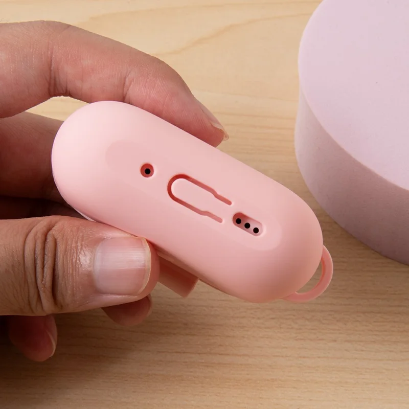 Funda de silicona para AirPods Pro 3 con mosquetón, ultradelgada de 1,3 mm, cubierta protectora para auriculares - Azul cielo