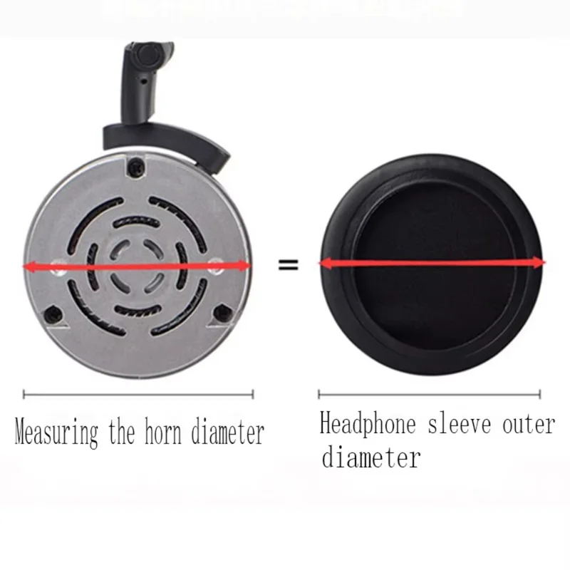 JZF-547 1Pair 65mm Earpads for Universal Headphone Ear Pads Replacement Foam Cushions