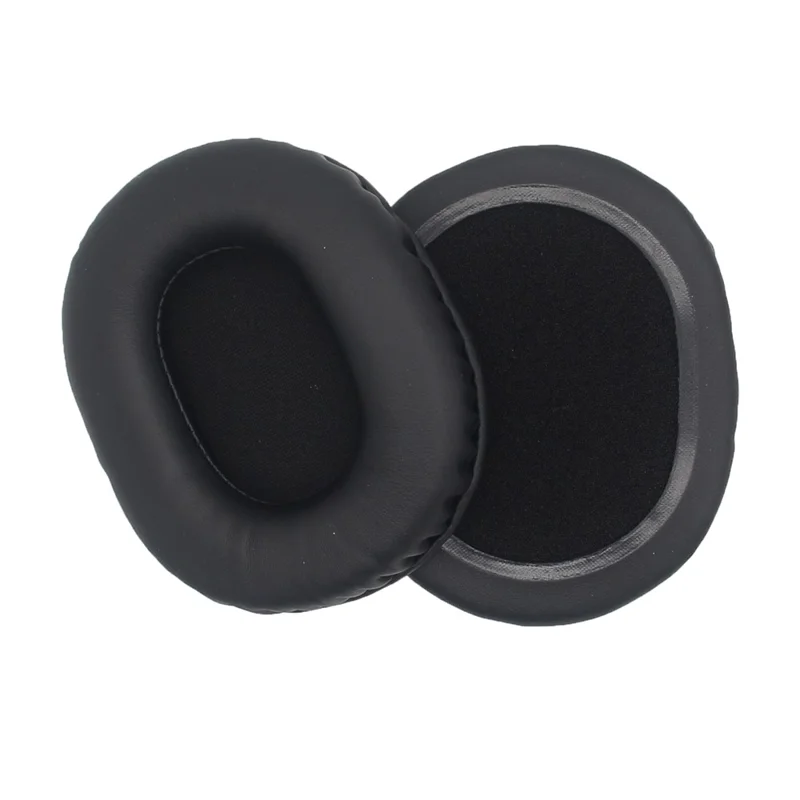 JZF-573 1 Pair 100x80mm Headphone Ear Pads Protein Leather Cushion Earpads Replacement