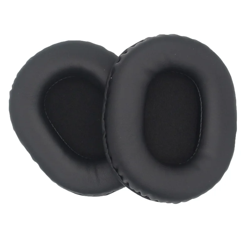 JZF-573 1 Pair 100x80mm Headphone Ear Pads Protein Leather Cushion Earpads Replacement