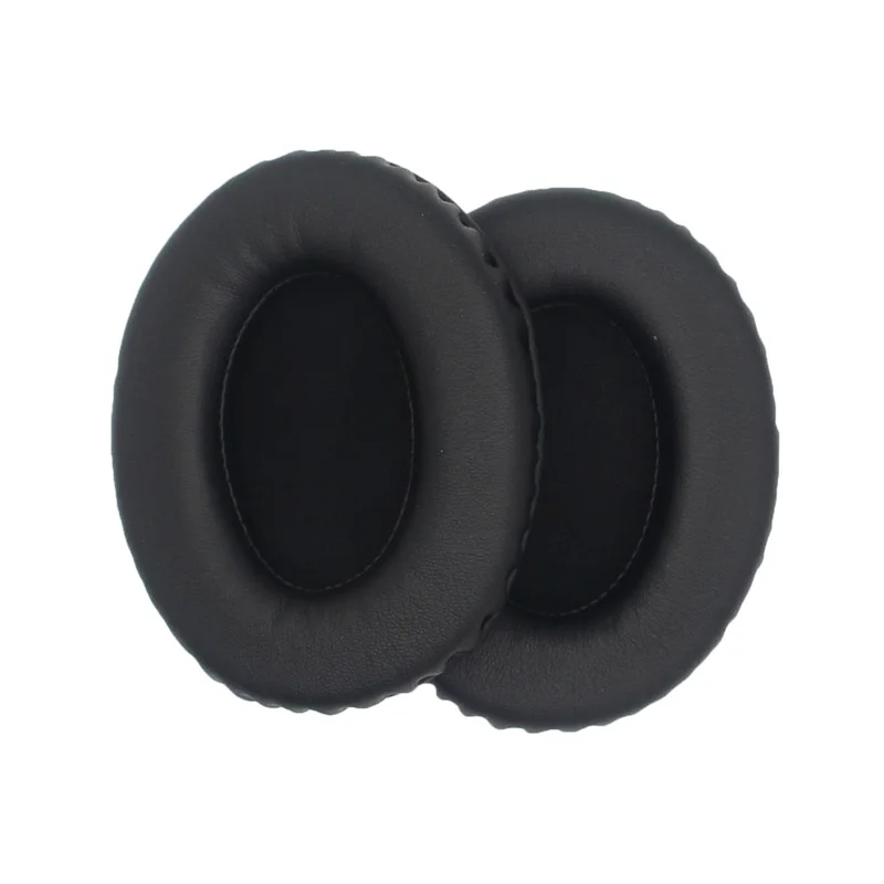 JZF-576 1 Pair 90x70mm Headphone Ear Pads Protein Leather Cushion Earpads Replacement