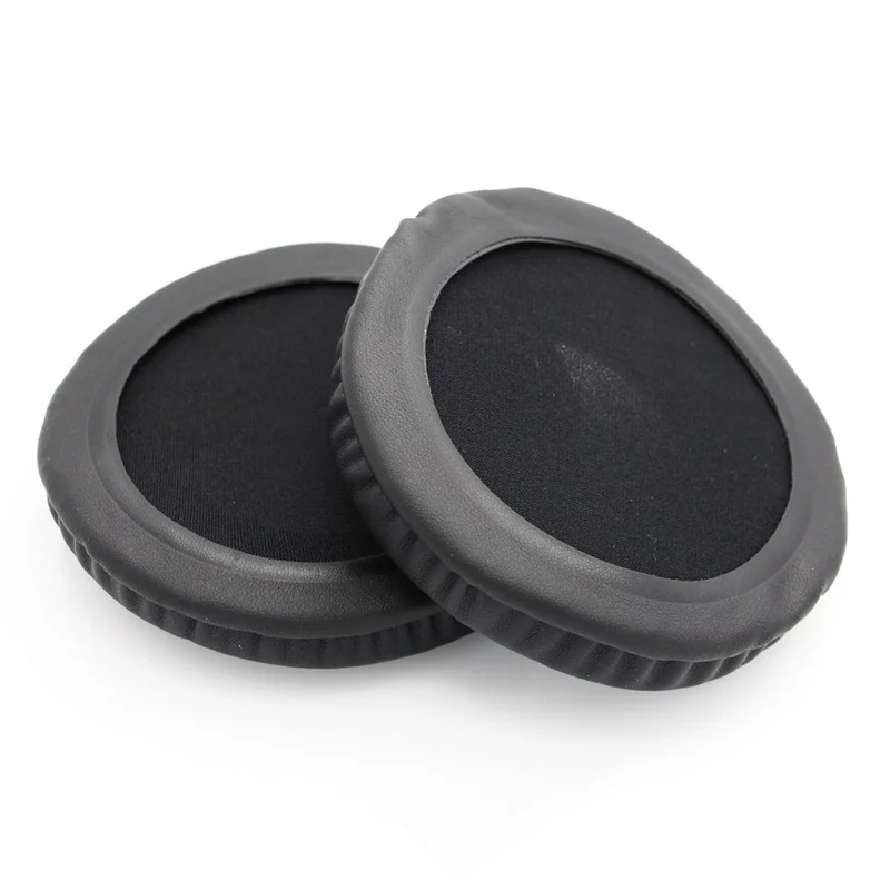 JZF-585 1 Pair Ear Pads for Audio-technica ATH-4900X / AD1000X / AD700X / AD500X Protein Leather Headphone Cushion Earpad - Black