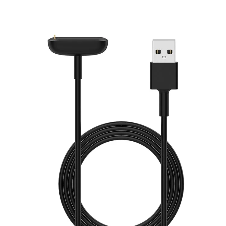 Cabo de Carregamento USB de 100 cm com Carregador Magnético de Relógio para Fitbit Luxe / Luxe Special Edition / Charge 5 / Charge 6