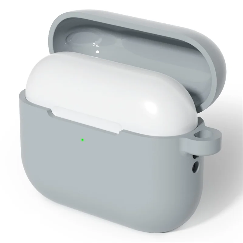 For AirPods Pro 3 Silicone Case Anti-scratch Earphone Protective Cover - Grey