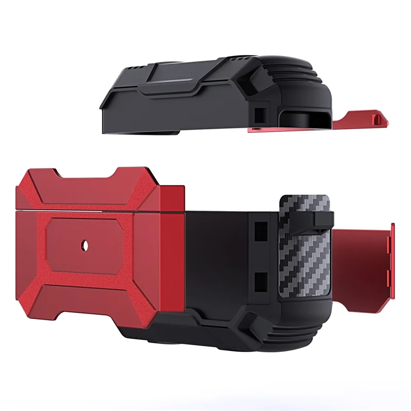 For AirPods Pro 3 Case Wireless Earphones PC TPU Protective Cover - Red