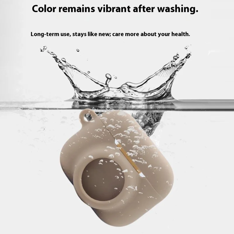 2 in 1 Silicone Cover for AirPods Pro 3 / AirTag Protective Case with Front / Back Screen Protector - Mint Green