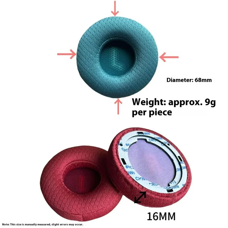1Pair Ear Pads for JBL E45 E35 Headphones Replacement Foam Cushions Earpads - Black