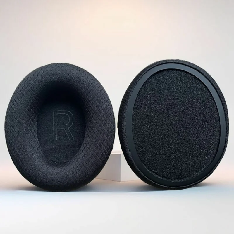 1Pair Replacement Cushions Earpads for Razer Kraken V4  /  V4X  /  V4 Pro Headphones Ear Pads - Fabric