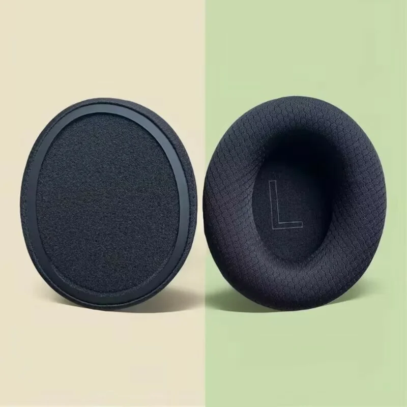 1Pair Replacement Cushions Earpads for Razer Kraken V4  /  V4X  /  V4 Pro Headphones Ear Pads - Fabric