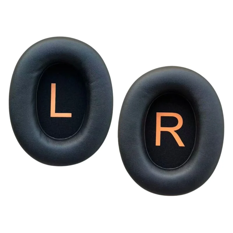 1Pair Replacement Earpads for QCY H3 / H3 Lite / TOZO HT2 Ear Pads Foam Cushions - Black