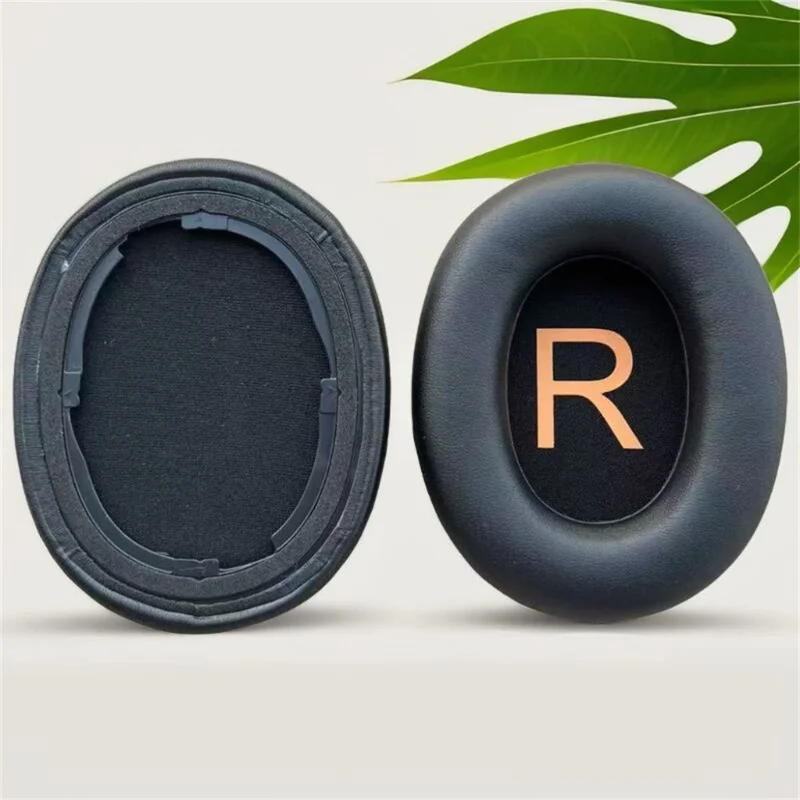 1Pair Replacement Earpads for QCY H3 / H3 Lite / TOZO HT2 Ear Pads Foam Cushions - Black