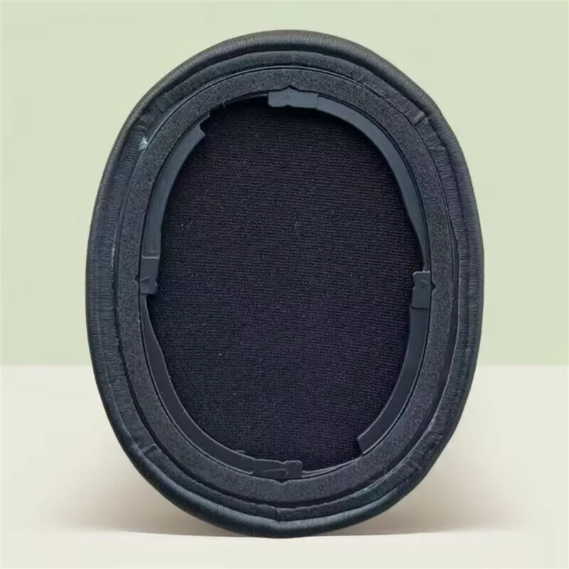 1Pair Replacement Earpads for QCY H3 / H3 Lite / TOZO HT2 Ear Pads Foam Cushions - Black