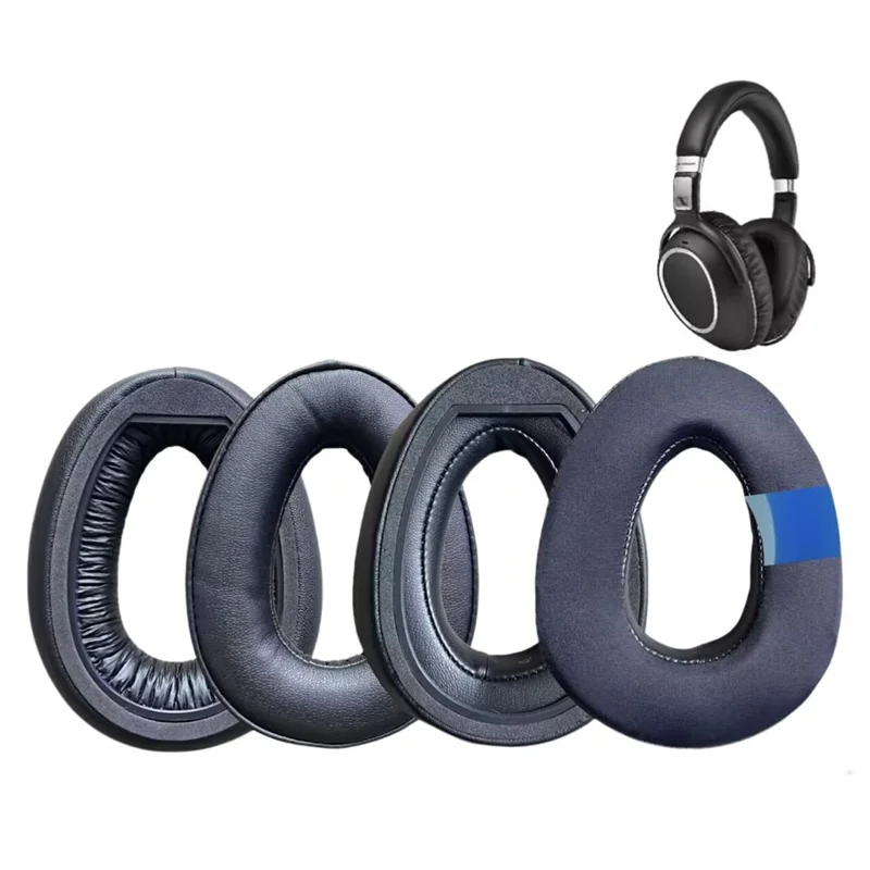 1Pair Replacement Earpads for Sennheiser PXC 550 II / PXC 480 / MB 660 UC MS Headphones Ear Pads Cushions Protein Leather