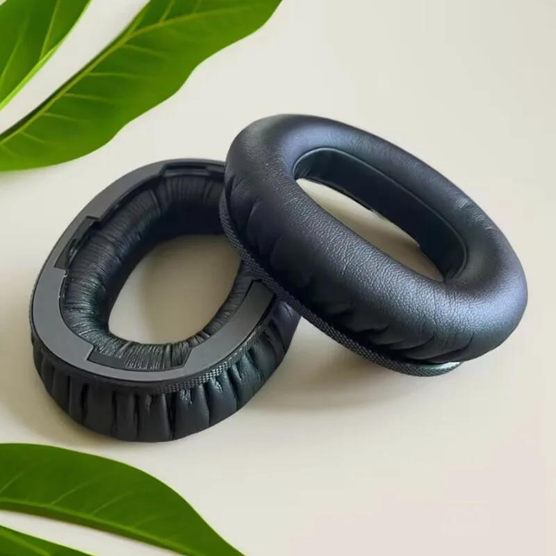 1Pair For Marshall Monitor III Headphone Earpads Protein Leather + Memory Foam Replacement Cushions