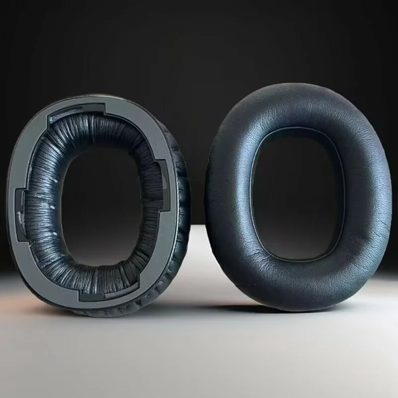 1Pair For Marshall Monitor III Headphone Earpads Protein Leather + Memory Foam Replacement Cushions