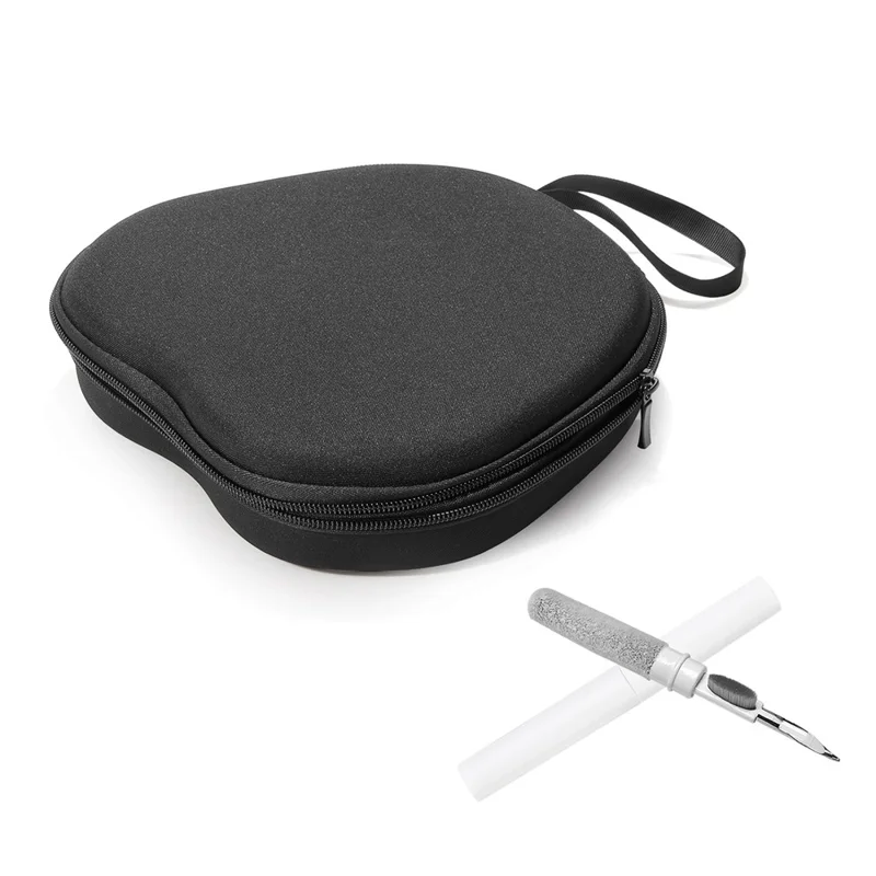 For 1Mii Y8 Headphone Case EVA Hard Shell Storage Bag With Cleaning Pen Set - Black