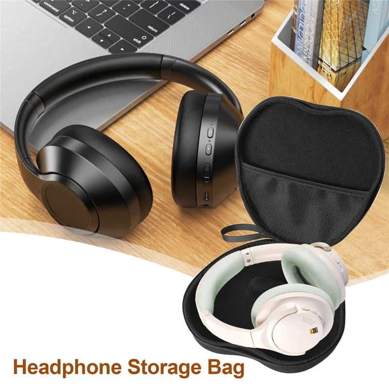 Чехол для наушников 1Mii Y8+ EVA Hard Shell с набором для очистки - Черный