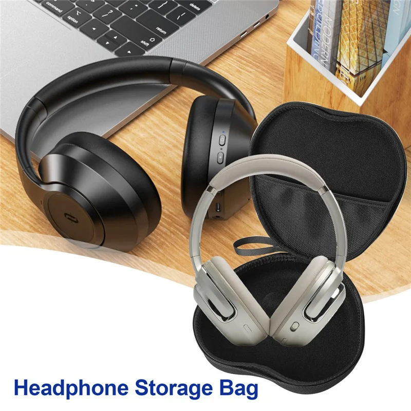 Estojo Rígido de EVA para Fones de Ouvido JBL Tour One M2 com Conjunto de Caneta de Limpeza - Preto