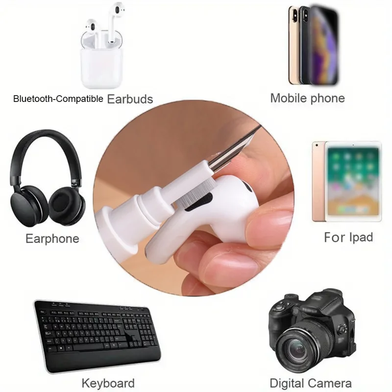 For AirPods Pro 3 Silicone Case Retro Game Console Design Earphone Cover with Cleaning Pen  /  Carabiner - Dark Grey