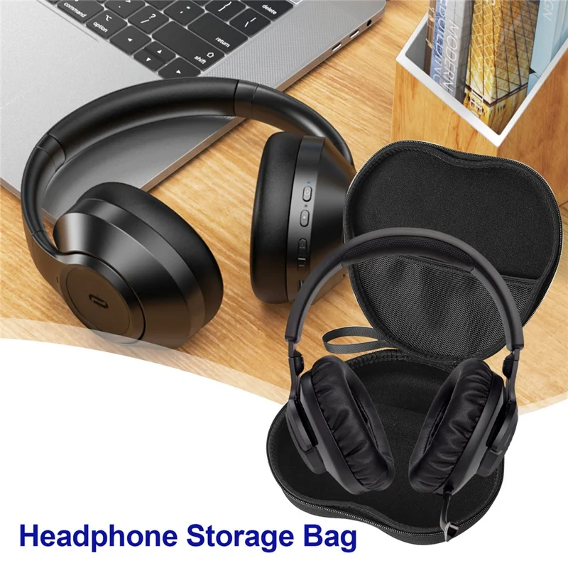 JBL Quantum 350 Cuffia Custodia Rigida EVA con Set di Penne per la Pulizia - Nero