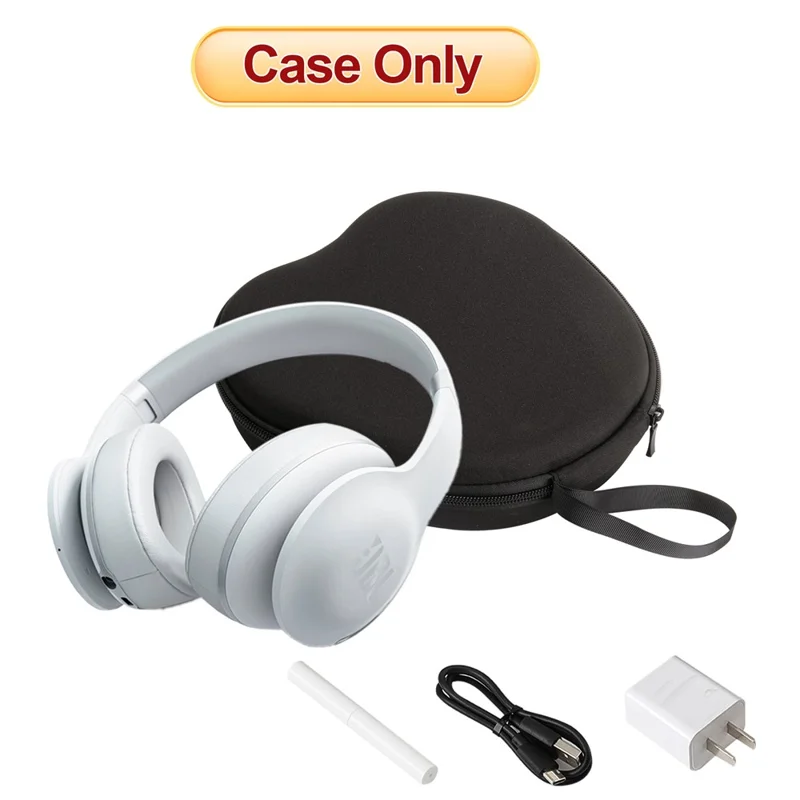 JBL Everest 700 Elite Kopfhörertasche EVA Hartschalentasche mit Reinigungsstift-Set - Schwarz