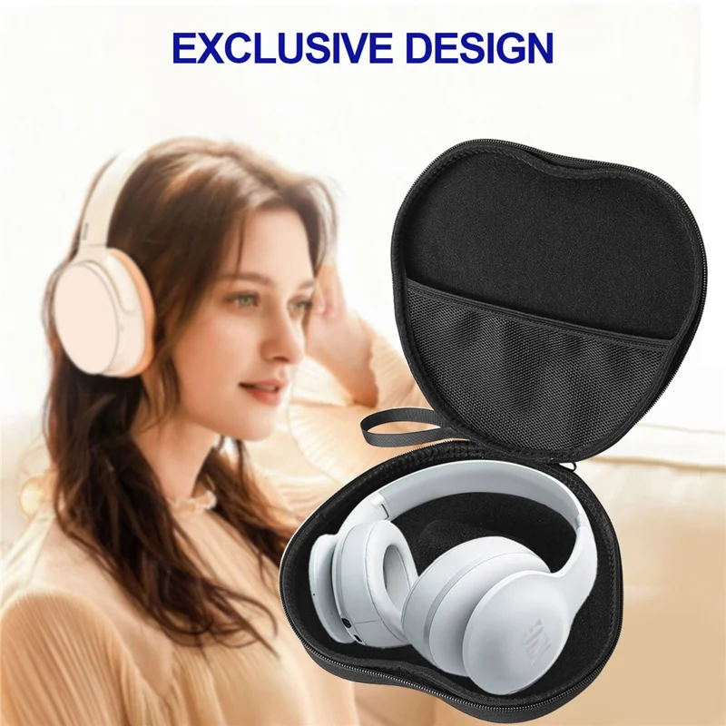 JBL Everest 700 Elite Kopfhörertasche EVA Hartschalentasche mit Reinigungsstift-Set - Schwarz