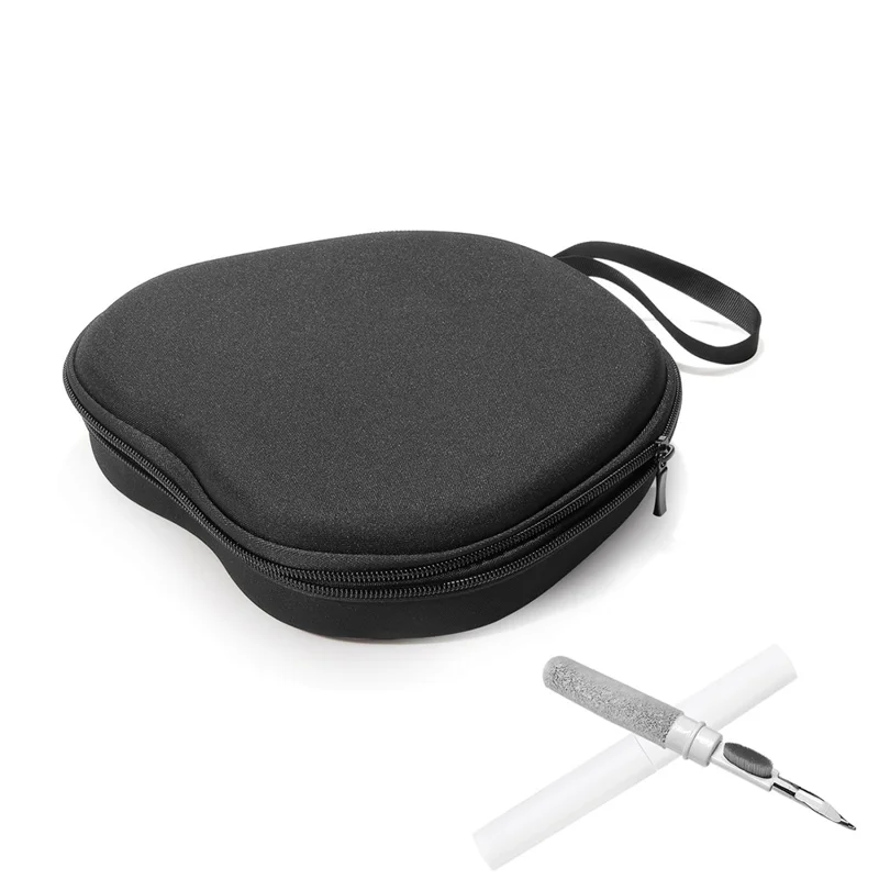 For HAVIT H655BT Headphone Case EVA Hard Shell Storage Bag With Cleaning Pen Set - Black