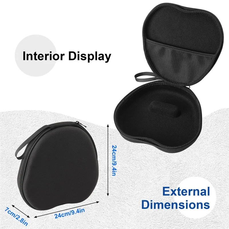 EPOS IMPACT 1060T Наушники Чехол EVA Hard Shell Storage Bag с комплектом для чистки - Черный