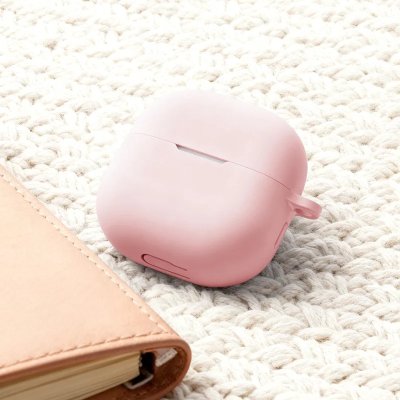 Huawei FreeClip 2 Silikon Hülle Kabellose Kopfhörer Kratzfeste Schutzhülle mit Karabiner - Himmelblau