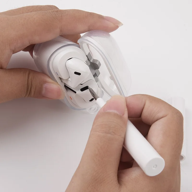 TPU Earbuds Case For Samsung Galaxy Buds3  /  Buds3 Pro  /  Buds3 FE Clear Protective Cover with Cleaning Pen Set