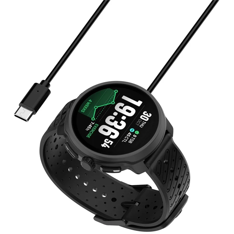 1m Type-C Charging Cable for Suunto Race 2 / Vertical 2 Magnetic Watch Charger Charging Cord