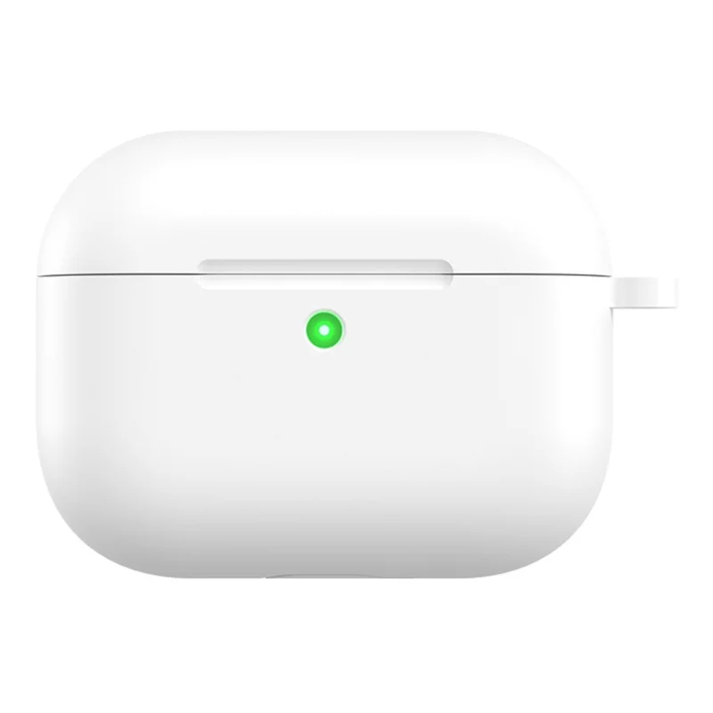 COTECI For AirPods Pro 3 Portable Silicone Case Anti Scratch Protective Cover with Lanyard - White