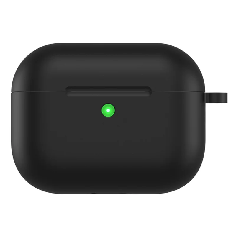 COTECI For AirPods Pro 3 Portable Silicone Case Anti Scratch Protective Cover with Lanyard - Black