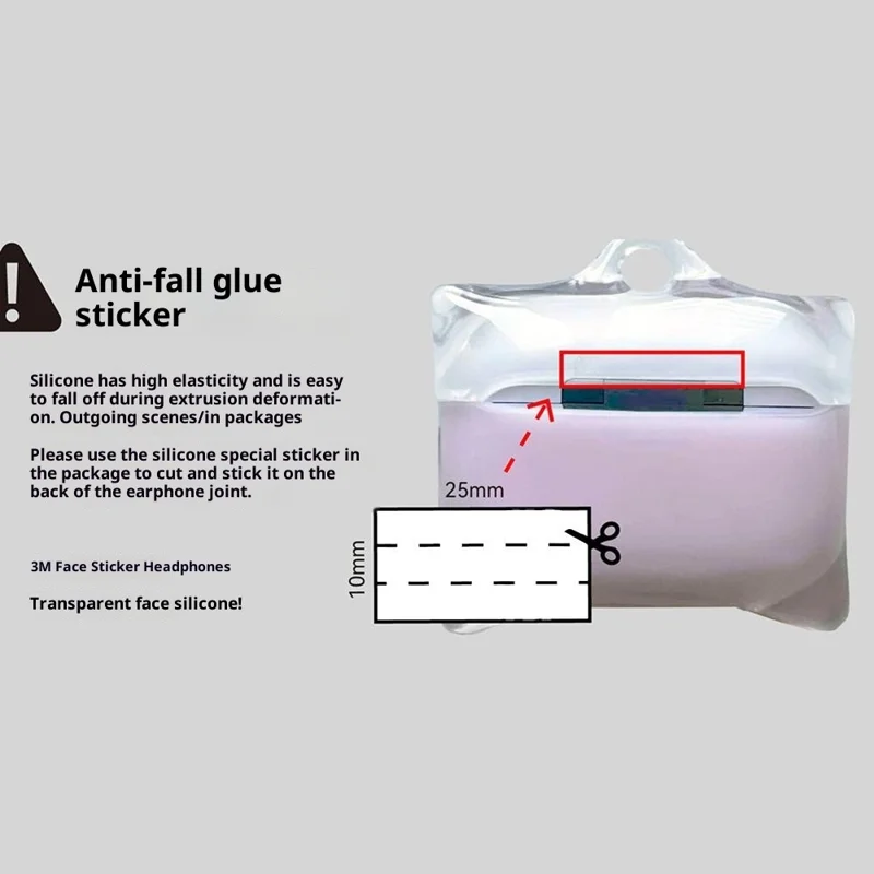 S!GN voor AirPods 4 hoesje UV stofbestendig transparant vloeibaar siliconen oordoppenhoesje - Roze