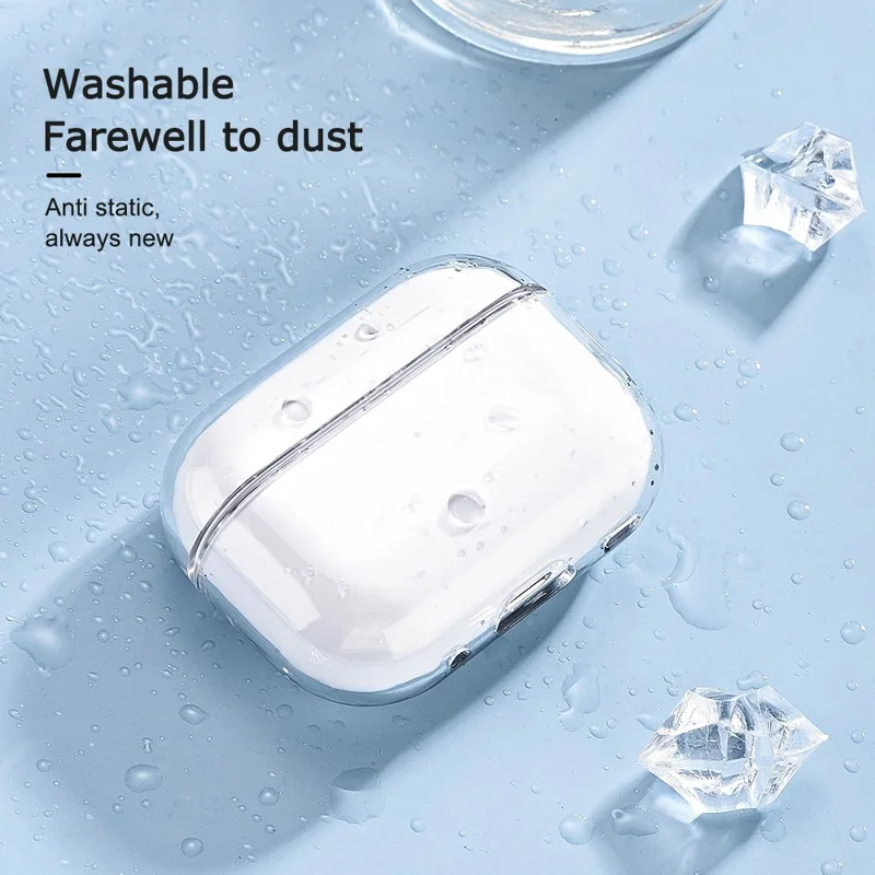 Custodia protettiva in PC trasparente per auricolari AirPods Pro 3