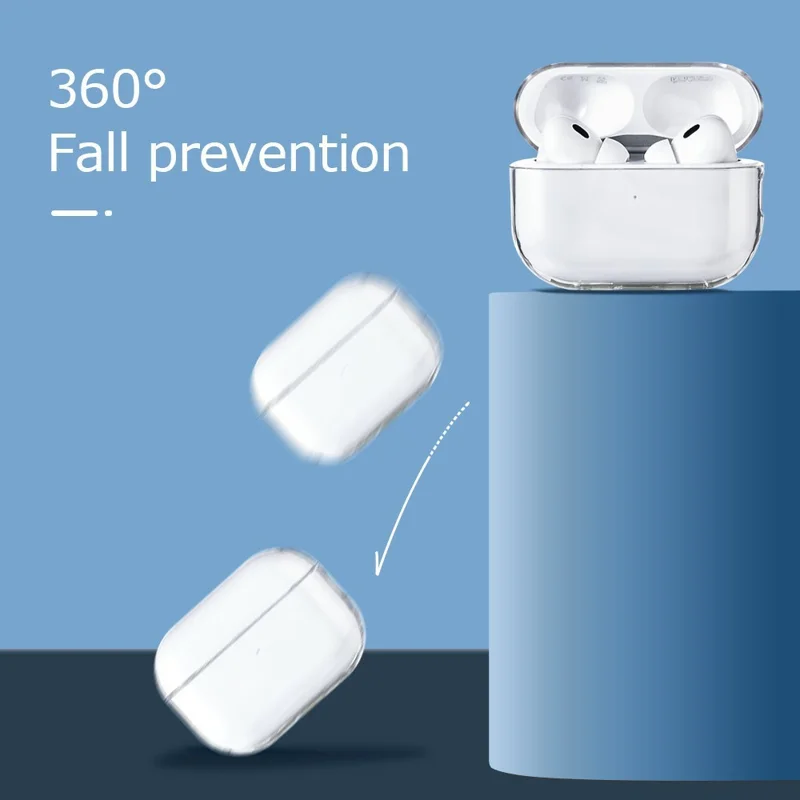 Custodia protettiva in PC trasparente per auricolari AirPods Pro 3
