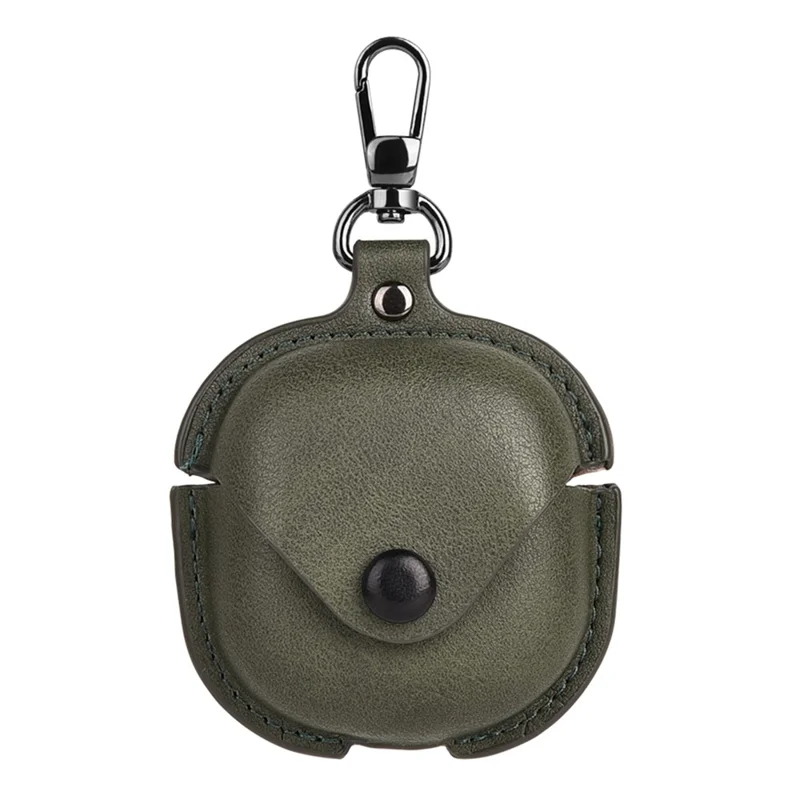 For Samsung Galaxy Buds Core Earphone Case Business Leather + PC Protective Cover - Green