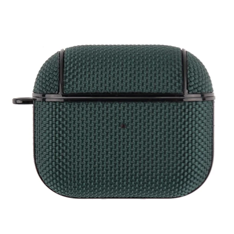 Cubierta de Caja Protectora de Nylon Impermeable Para Apple AirPods 3 - Verde