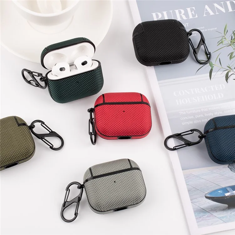 Etui de protection en nylon imperméable pour AirPods 3 Apple - Rouge